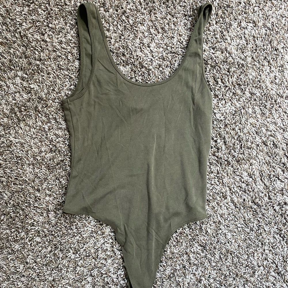 Olive bodysuit